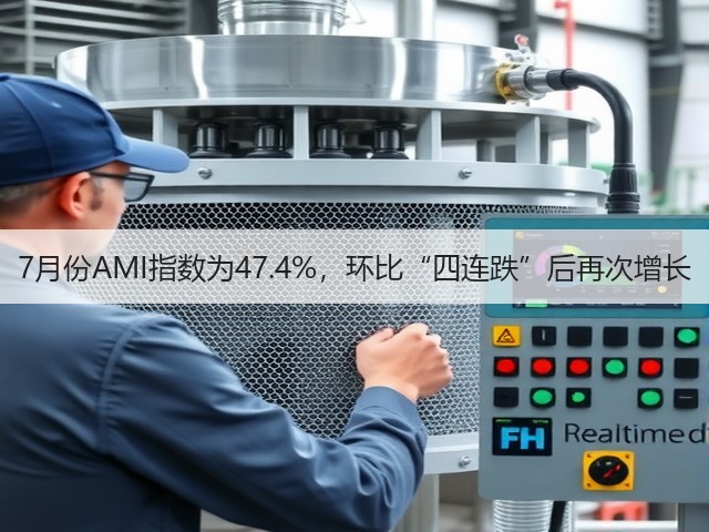 7月份AMI指数为47.4%，环比“四连跌”后再次增长(图2)