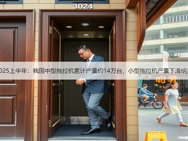 2025上半年：我国中型拖拉机累计产量约14万台，小型拖拉机产量下滑明显(图3)