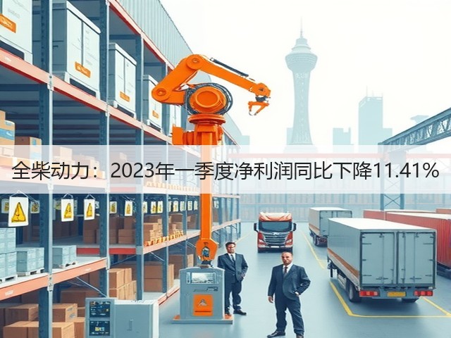 全柴动力：2023年一季度净利润同比下降11.41%(图2)