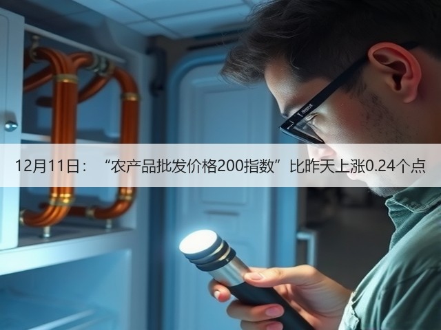12月11日:“农产品批发价格200指数”比昨天上涨0.24个点(图2) 12月11日:“农产品批发价格200指数”比昨天上涨0.24个点(图2)
