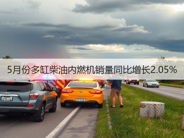 5月份多缸柴油内燃机销量同比增长2.05%(图3)
