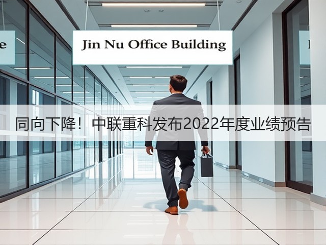 同向下降!中联重科发布2022年度业绩预告(图1) 同向下降!中联重科发布2022年度业绩预告(图1)