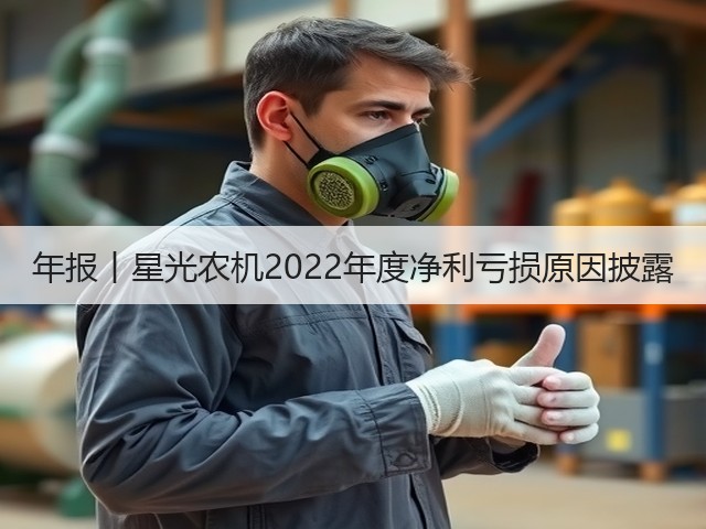 年报丨星光农机2022年度净利亏损原因披露(图3)