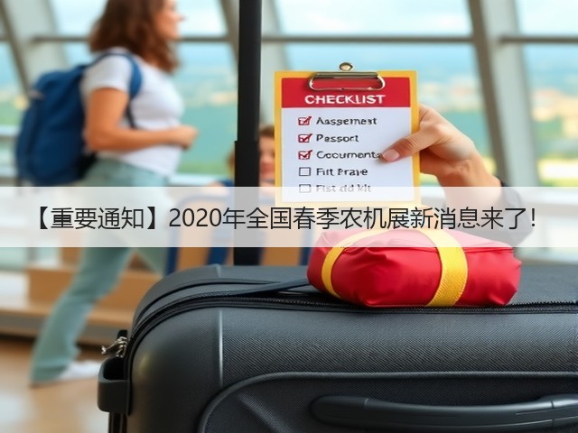 【重要通知】2020年全国春季农机展新消息来了！(图1)