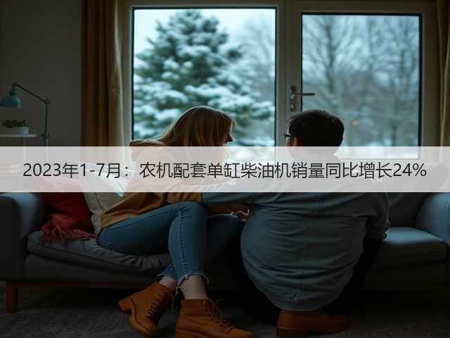 2023年1-7月：农机配套单缸柴油机销量同比增长24%(图1)