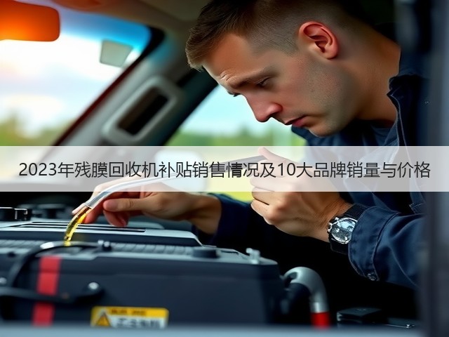 2023年残膜回收机补贴销售情况及10大品牌销量与价格(图2) 2023年残膜回收机补贴销售情况及10大品牌销量与价格(图2)