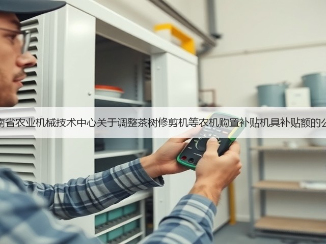 河南省农业机械技术中心关于调整茶树修剪机等农机购置补贴机具补贴额的公示(图2) 河南省农业机械技术中心关于调整茶树修剪机等农机购置补贴机具补贴额的公示(图2)
