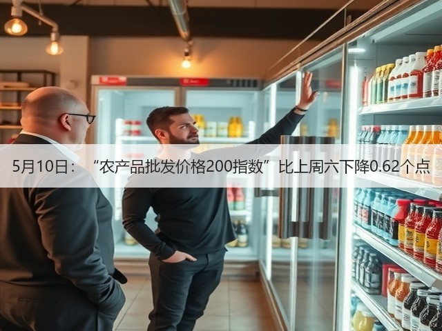 5月10日:“农产品批发价格200指数”比上周六下降0.62个点(图2) 5月10日:“农产品批发价格200指数”比上周六下降0.62个点(图2)