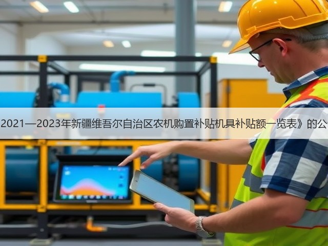 《2021—2023年新疆维吾尔自治区农机购置补贴机具补贴额一览表》的公示(图3)