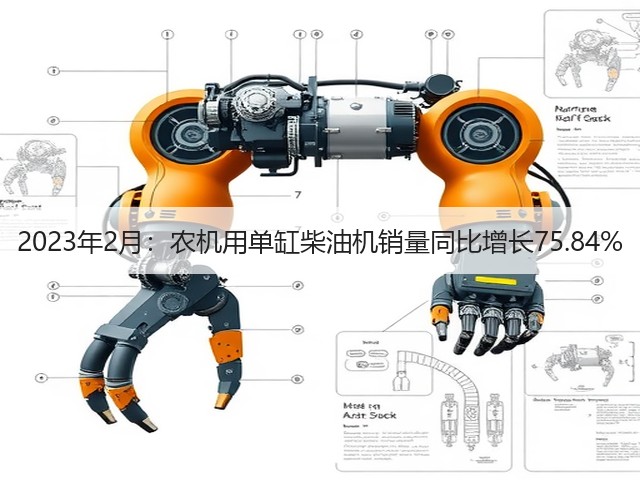 2023年2月:农机用单缸柴油机销量同比增长75.84%(图2) 2023年2月:农机用单缸柴油机销量同比增长75.84%(图2)