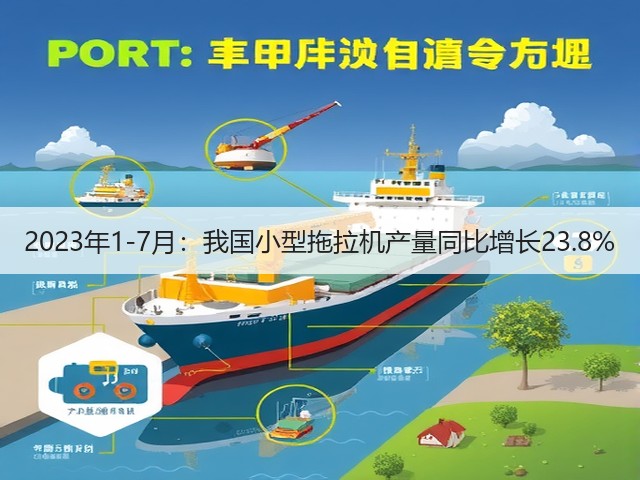 2023年1-7月：我国小型拖拉机产量同比增长23.8%(图3)