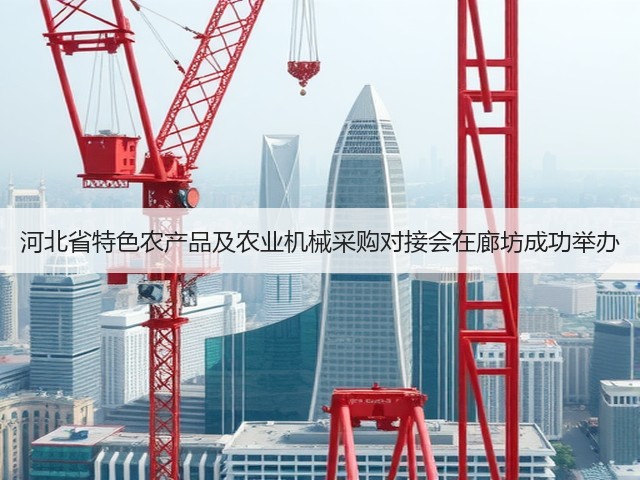 河北省特色农产品及农业机械采购对接会在廊坊成功举办(图3)