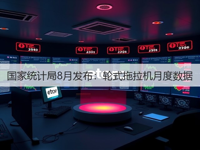 国家统计局8月发布：轮式拖拉机月度数据(图1)