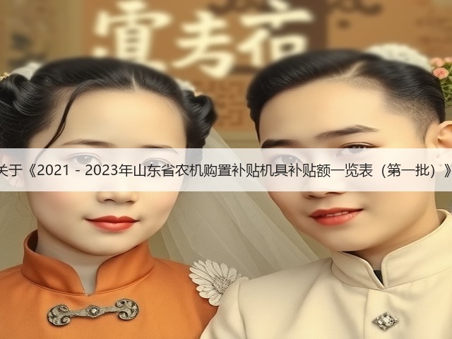 山东省关于《2021-2023年山东省农机购置补贴机具补贴额一览表(第一批)》的通告(图3) 山东省关于《2021-2023年山东省农机购置补贴机具补贴额一览表(第一批)》的通告(图3)