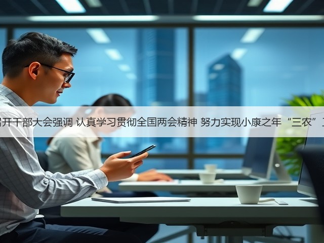 农业农村部召开干部大会强调 认真学习贯彻全国两会精神 努力实现小康之年“三农”工作目标任务(图3) 农业农村部召开干部大会强调 认真学习贯彻全国两会精神 努力实现小康之年“三农”工作目标任务(图3)
