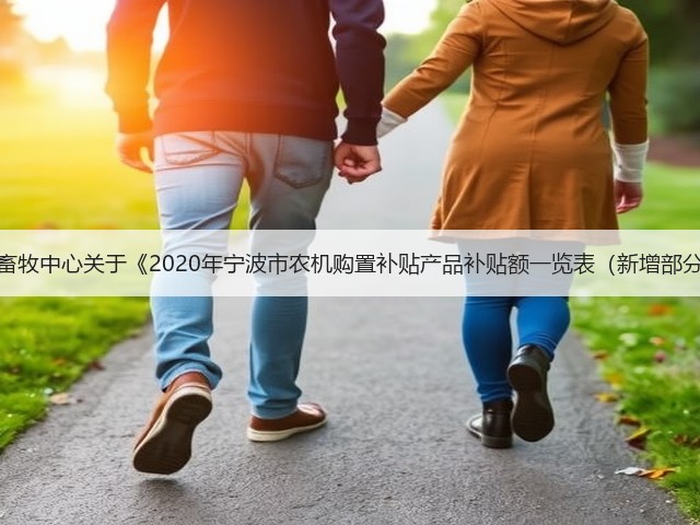 宁波市农机畜牧中心关于《2020年宁波市农机购置补贴产品补贴额一览表(新增部分)》的公告(图1) 宁波市农机畜牧中心关于《2020年宁波市农机购置补贴产品补贴额一览表(新增部分)》的公告(图1)