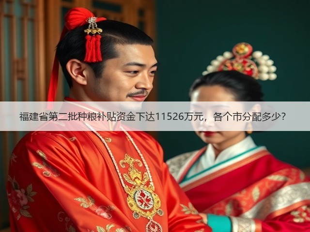 福建省第二批种粮补贴资金下达11526万元，各个市分配多少？(图2)