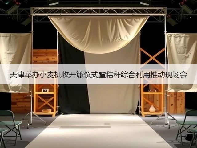 天津举办小麦机收开镰仪式暨秸秆综合利用推动现场会(图3) 天津举办小麦机收开镰仪式暨秸秆综合利用推动现场会(图3)