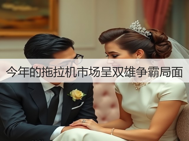 今年的拖拉机市场呈双雄争霸局面(图1)