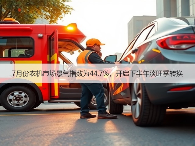 7月份农机市场景气指数为44.7%，开启下半年淡旺季转换(图2)