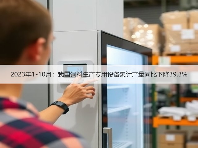 2023年1-10月:我国饲料生产专用设备累计产量同比下降39.3%(图1) 2023年1-10月:我国饲料生产专用设备累计产量同比下降39.3%(图1)