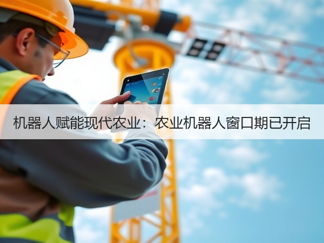 机器人赋能现代农业:农业机器人窗口期已开启(图1) 机器人赋能现代农业:农业机器人窗口期已开启(图1)