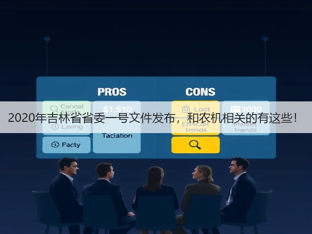 2020年吉林省省委一号文件发布,和农机相关的有这些!(图3) 2020年吉林省省委一号文件发布,和农机相关的有这些!(图3)
