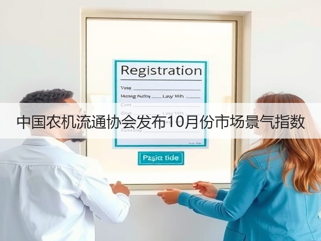 中国农机流通协会发布10月份市场景气指数(图2)