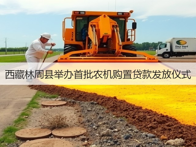 西藏林周县举办首批农机购置贷款发放仪式(图2) 西藏林周县举办首批农机购置贷款发放仪式(图2)