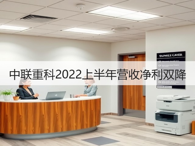 中联重科2022上半年营收净利双降(图1) 中联重科2022上半年营收净利双降(图1)