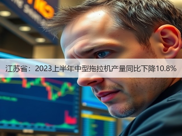 江苏省：2023上半年中型拖拉机产量同比下降10.8%(图1)