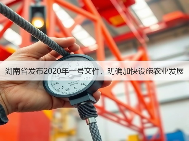 湖南省发布2020年一号文件,明确加快设施农业发展(图1) 湖南省发布2020年一号文件,明确加快设施农业发展(图1)