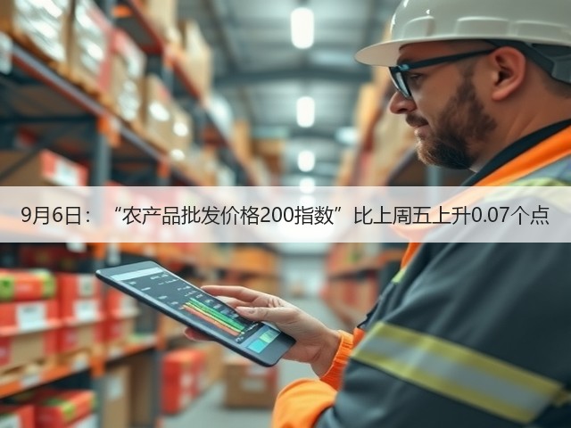 9月6日:“农产品批发价格200指数”比上周五上升0.07个点(图1) 9月6日:“农产品批发价格200指数”比上周五上升0.07个点(图1)
