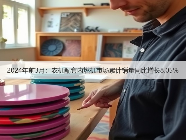 2024年前3月:农机配套内燃机市场累计销量同比增长8.05%(图1) 2024年前3月:农机配套内燃机市场累计销量同比增长8.05%(图1)