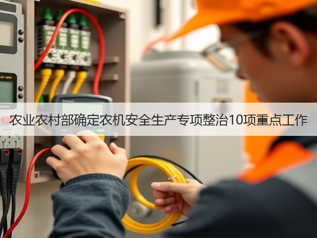 农业农村部确定农机安全生产专项整治10项重点工作(图1) 农业农村部确定农机安全生产专项整治10项重点工作(图1)