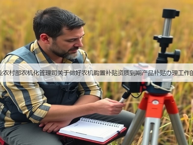 农业农村部农机化管理司关于做好农机购置补贴资质到期产品补贴办理工作的函(图1) 农业农村部农机化管理司关于做好农机购置补贴资质到期产品补贴办理工作的函(图1)