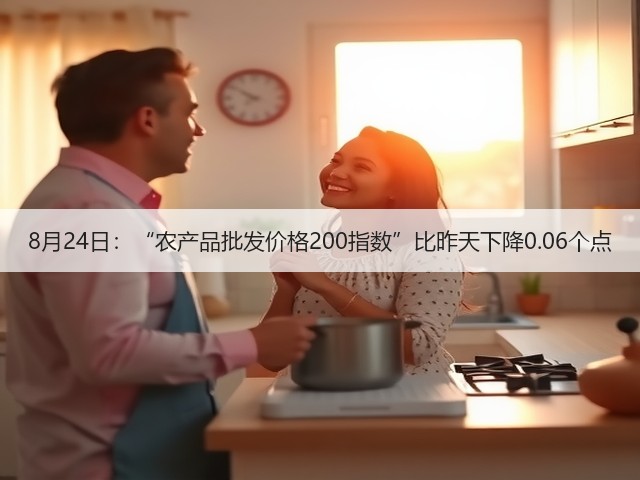 8月24日:“农产品批发价格200指数”比昨天下降0.06个点(图1) 8月24日:“农产品批发价格200指数”比昨天下降0.06个点(图1)