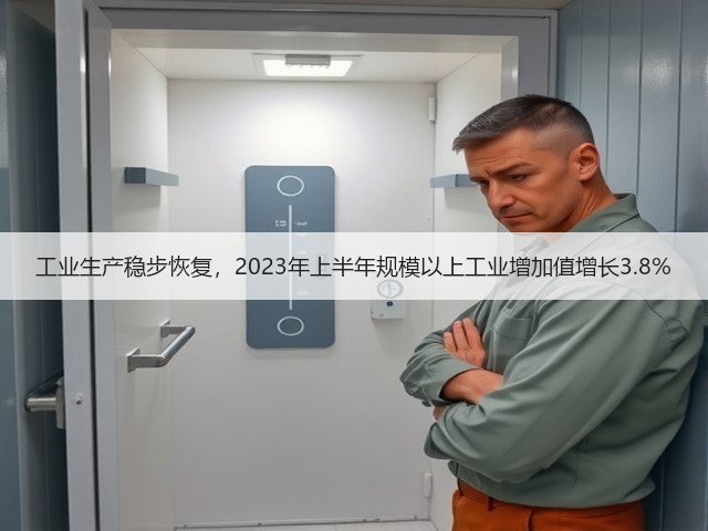 工业生产稳步恢复，2023年上半年规模以上工业增加值增长3.8%(图2)