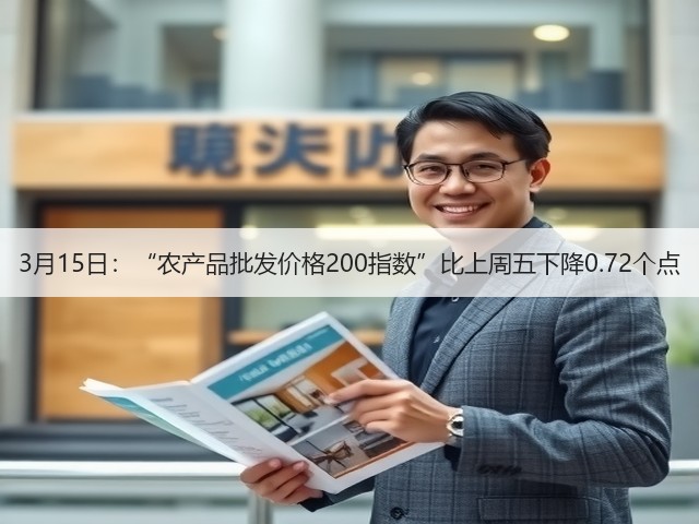 3月15日:“农产品批发价格200指数”比上周五下降0.72个点(图3) 3月15日:“农产品批发价格200指数”比上周五下降0.72个点(图3)