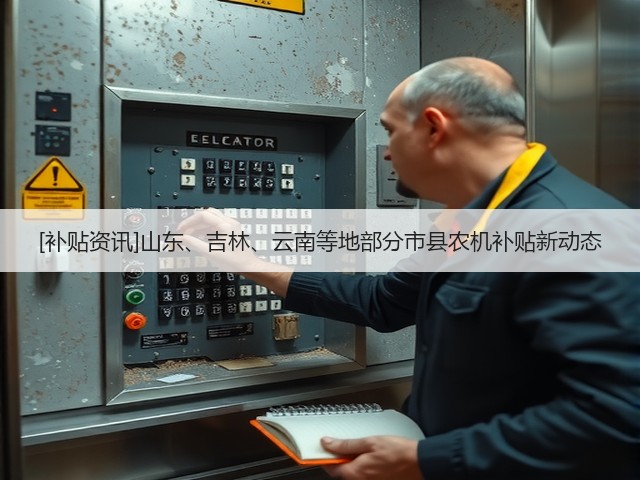 [补贴资讯]山东、吉林、云南等地部分市县农机补贴新动态(图1)