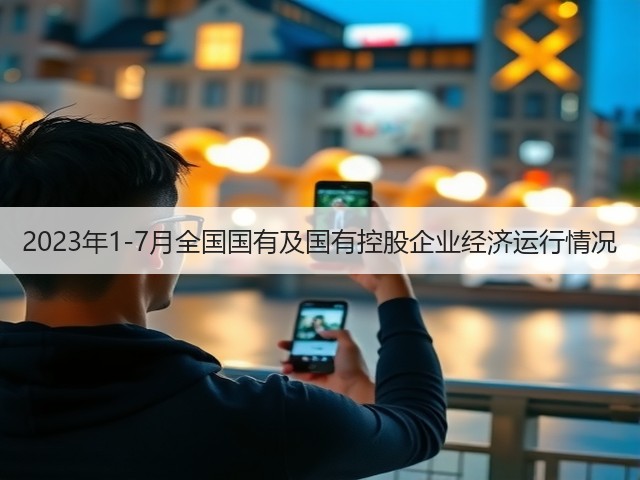 2023年1-7月全国国有及国有控股企业经济运行情况(图1)