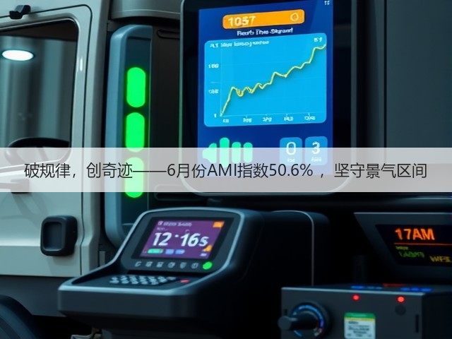 破规律,创奇迹——6月份AMI指数50.6% ,坚守景气区间(图1) 破规律,创奇迹——6月份AMI指数50.6% ,坚守景气区间(图1)