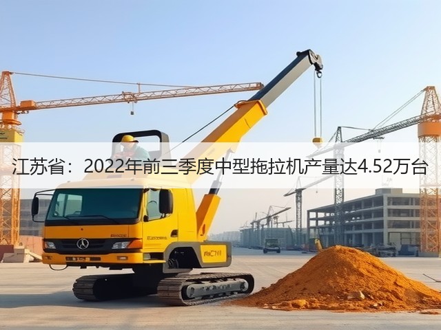 江苏省:2022年前三季度中型拖拉机产量达4.52万台(图1) 江苏省:2022年前三季度中型拖拉机产量达4.52万台(图1)