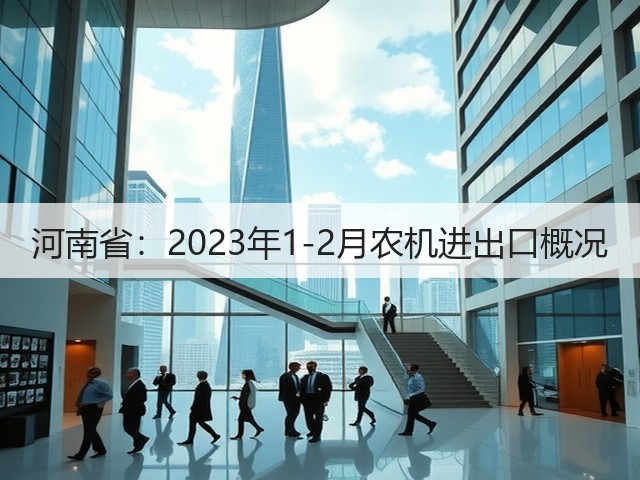 河南省:2023年1-2月农机进出口概况(图1) 河南省:2023年1-2月农机进出口概况(图1)