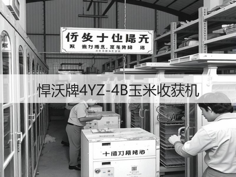 悍沃牌4YZ-4B玉米收获机