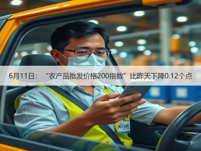 6月11日:“农产品批发价格200指数”比昨天下降0.12个点(图1) 6月11日:“农产品批发价格200指数”比昨天下降0.12个点(图1)