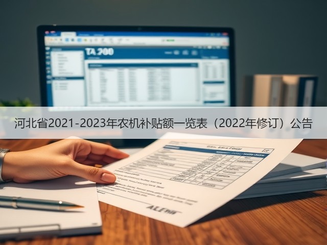 河北省2021-2023年农机补贴额一览表(2022年修订)公告(图2) 河北省2021-2023年农机补贴额一览表(2022年修订)公告(图2)