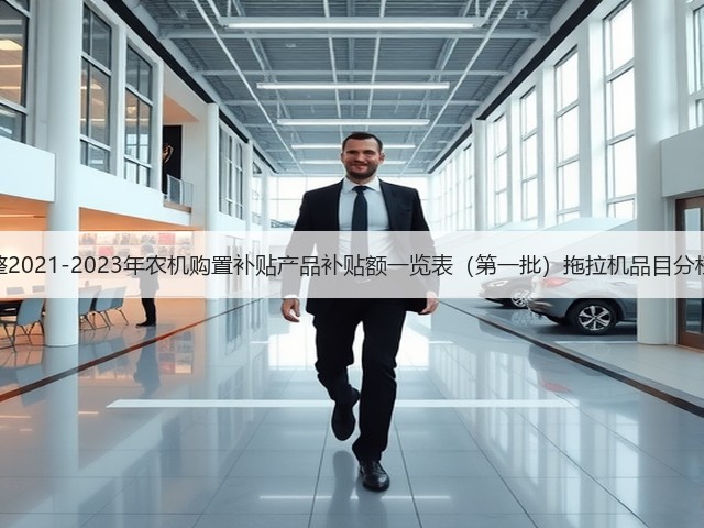 宁夏关于调整2021-2023年农机购置补贴产品补贴额一览表（第一批）拖拉机品目分档参数的公告(图3)