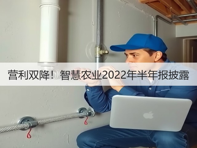 营利双降!智慧农业2022年半年报披露(图1) 营利双降!智慧农业2022年半年报披露(图1)