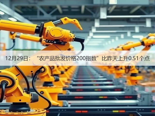 12月29日:“农产品批发价格200指数”比昨天上升0.51个点(图1) 12月29日:“农产品批发价格200指数”比昨天上升0.51个点(图1)